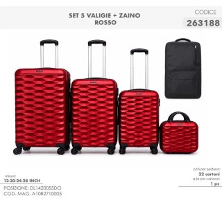 Set di 5 valigie