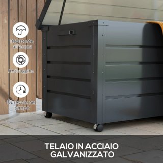 Baule da Esterno da 311L con Serratura e 2 Manigli