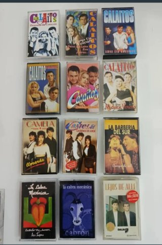 12 CALAITOS CAMELA Cintas Cassettes ELIGE