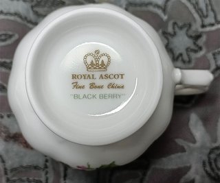 Dúo Royal Ascot Blackberry Porcelana Inglesa