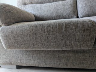 Sofá de 2 plazas gris