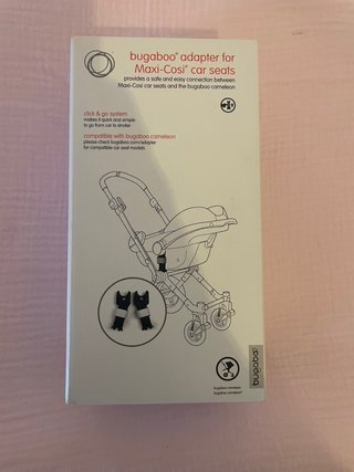 Silla de coche Joie i-Snug 2 + adaptadores Bugaboo