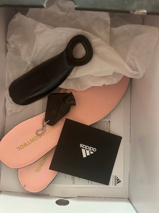 Botas Adidas Predator Oro Rosa Talla 42 2/3