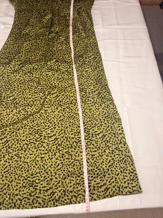 Vestido H&M Verde Estampado Talla S
