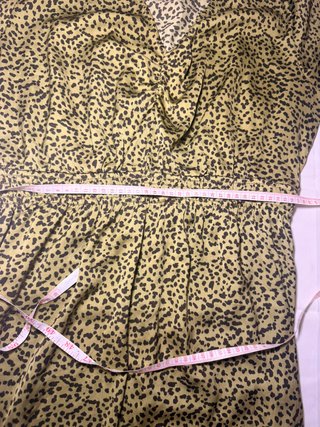Vestido H&M Verde Estampado Talla S
