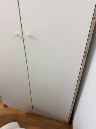 Armario IKEA KLEPPSTAD 2 puertas blanco
