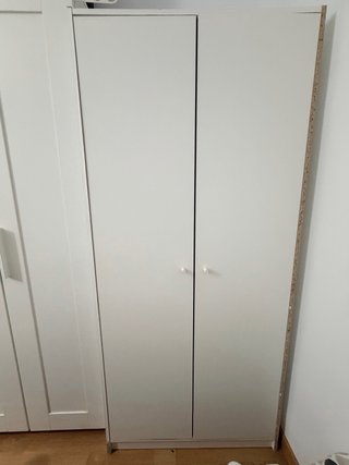 Armario IKEA KLEPPSTAD 2 puertas blanco