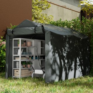 Tenda Garage con Ingresso Avvolgibile, Corde e Pic