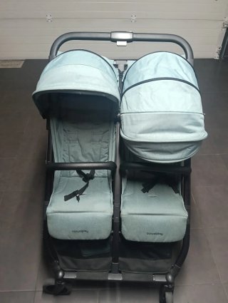 Silla Paseo Gemelar Casualplay Tour Twins Verde