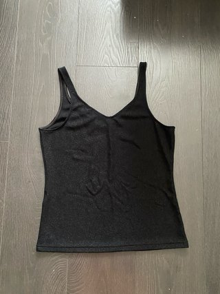 Camiseta Morgan Negra Brillo Talla L
