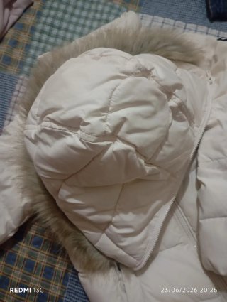Abrigo Tommy Hilfiger Blanco niña