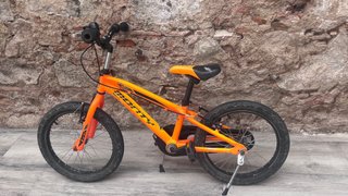 Bicicleta infantil Monty naranja