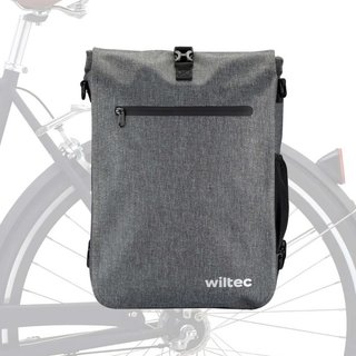 Wiltec | Borsa bici 3in1 25L grigia · Borse