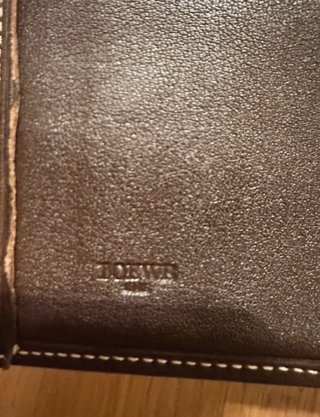 Cartera Loewe Piel y Napa Vintage