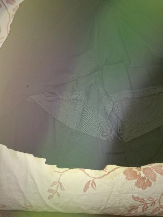 Falda Camaleónica Negra con Bordado