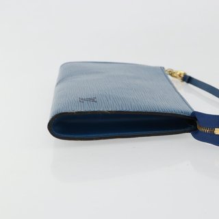 LOUIS VUITTON Epi Pochette Accessoires Pouch Blue