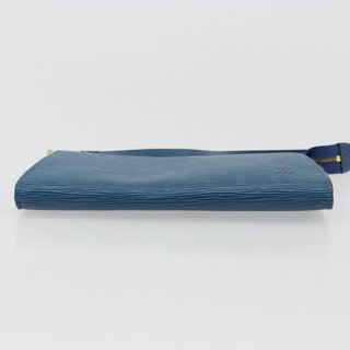 LOUIS VUITTON Epi Pochette Accessoires Pouch Blue
