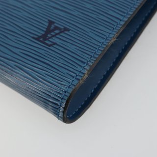LOUIS VUITTON Epi Pochette Accessoires Pouch Blue
