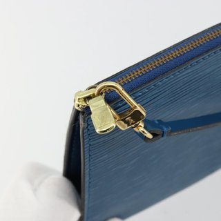 LOUIS VUITTON Epi Pochette Accessoires Pouch Blue