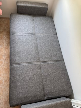 Sofá Cama Gris Tela