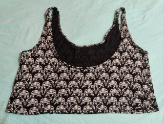 Tally Weijl Top Fantasia Elefanti Nero Bianco