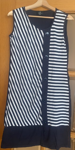 Vestido marinero rayas Talla M