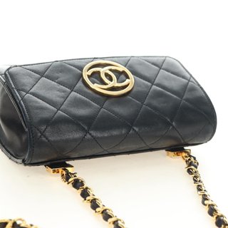 CHANEL Matelasse Chain Shoulder Bag Lamb Skin