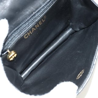 CHANEL Matelasse Chain Shoulder Bag Lamb Skin