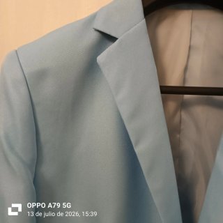 Blazer Azul Celeste Caballero Talla XL