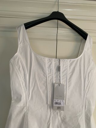 Abito lungo bianco Alberta Ferretti tg. 42