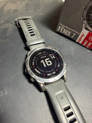 Garmin Fenix 7 Plata y Negro