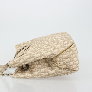 Christian Dior Trotter Canvas Chain Romantic Bag
