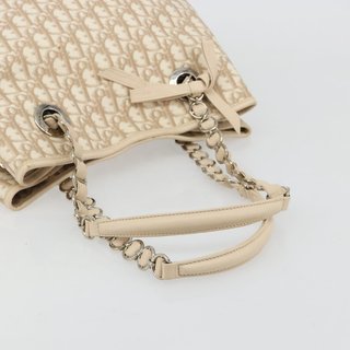 Christian Dior Trotter Canvas Chain Romantic Bag