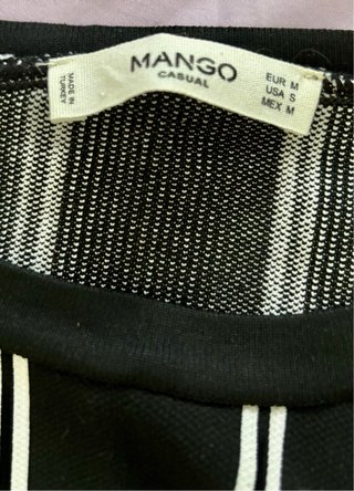 Conjunto Rayas Blanco y Negro Talla M