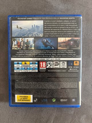 Juego GTA V PS4