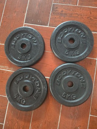 4 Discos Hierro Bodytone 5 kg