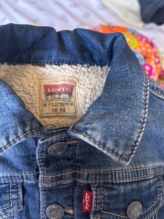 Chaqueta vaquera forrada niña Levi's 18M