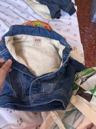 Chaqueta vaquera forrada niña Levi's 18M