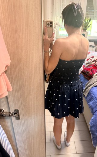 Vestito Hollister pois senza spalline
