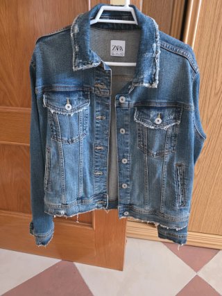 Chaqueta vaquera ZARA Talla L