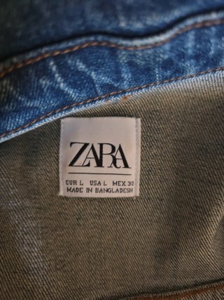 Chaqueta vaquera ZARA Talla L