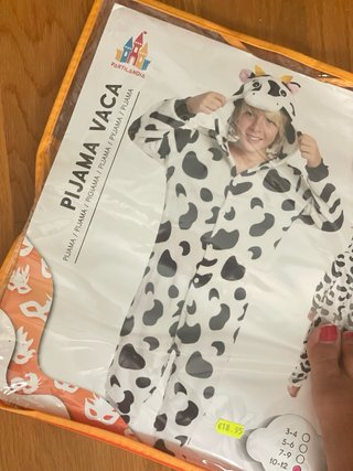Pijama Disfraz Vaca
