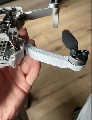 Brazos Traseros Drone DJI Mini 2 3D
