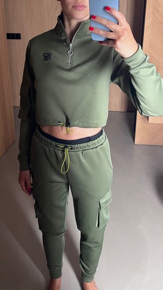 Chándal SikSilk Verde Mujer Talla S