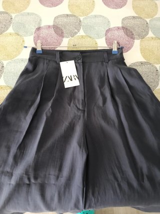 Pantalón Zara azul marino Talla S/36/8 Nuevo