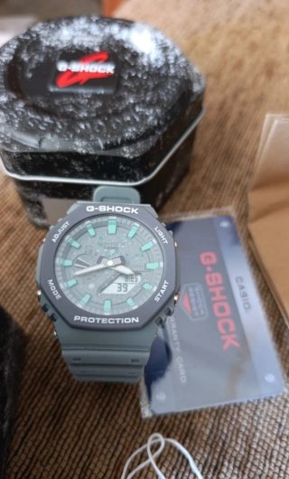 Reloj Casio G-Shock Gris y Turquesa