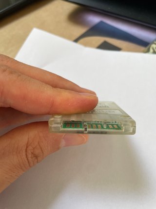Ps2 Memory Card 8MB Hori Kira Kira Argento Magic G