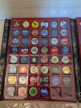 Collezione di tappi di birra, bevande e spumante