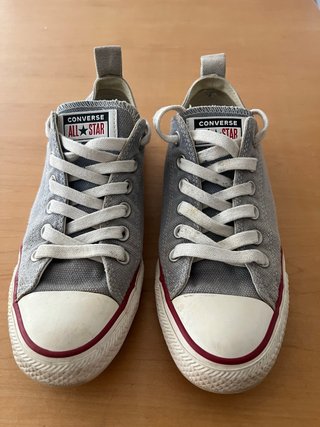 Zapatillas Converse All Star T.37,5 Grises (denim)