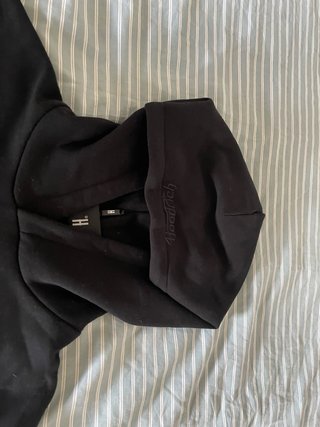 Sudadera Hoodrich negra con capucha - Talla S